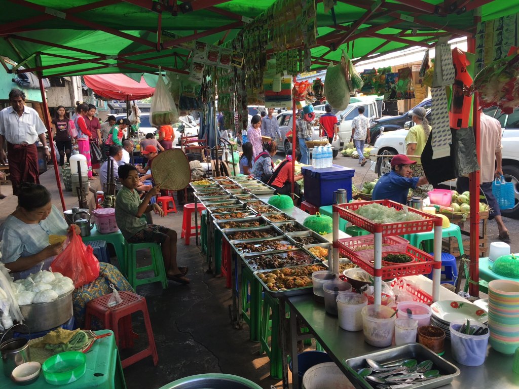 yangon food market
